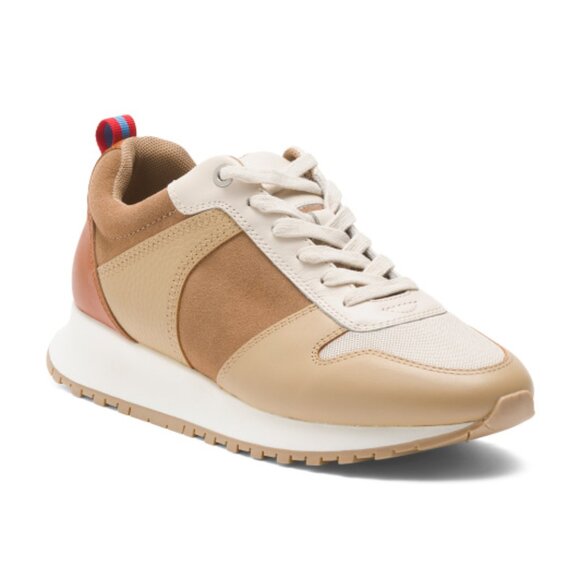 J. MCLAUGHLIN Leather And Suede Emerson Sneakers - Picture 1 of 3
